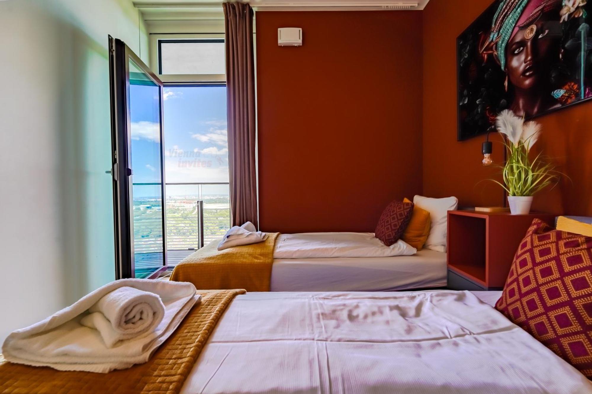 Triiiple 7Heaven - Amazing View On Top Floor With Rooftop Pool Viena Exterior foto